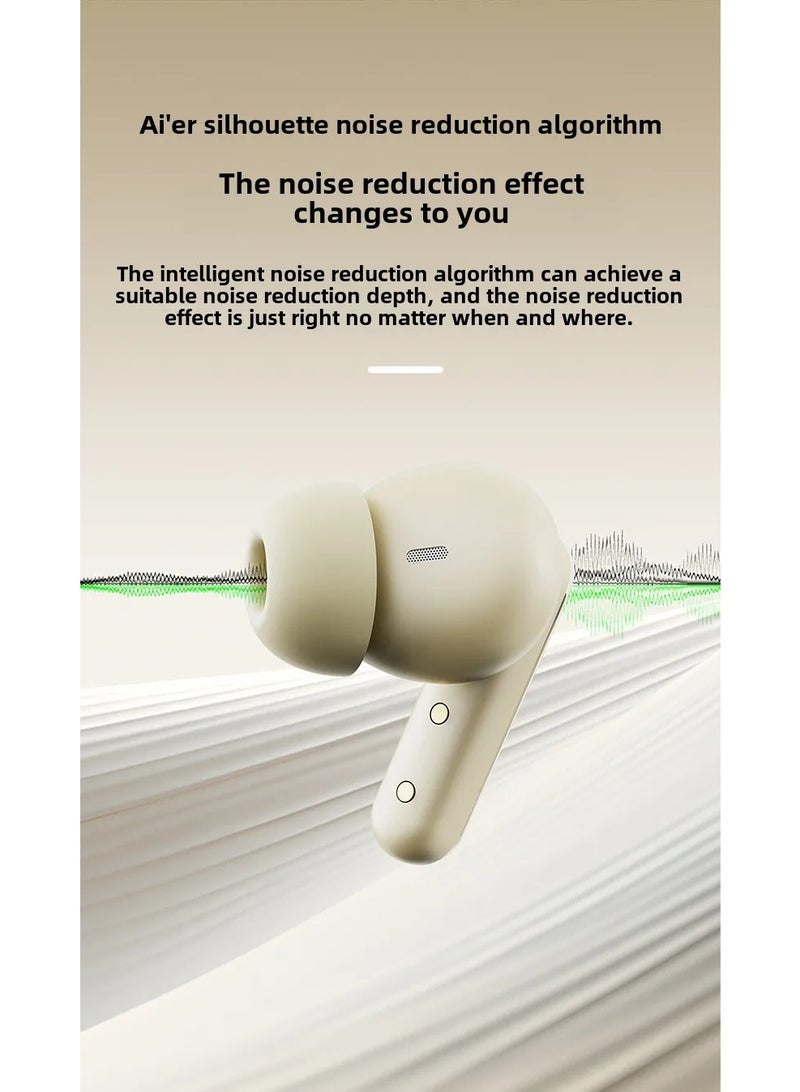 سماعات الرأس اللاسلكية ، سماعات الرأس Bluetooth الرياضية مع شاشة عرض رقمية ، تخفيض الضوضاء ، عمر بطارية طويل ، سماعات الرأس اللاسلكية داخل الأذن ، سماعات الأذن الثقيلة ، سماعات الأذن اللاسلكية الحقيقية ، ENC ، مكالمات واضحة ، سماعات الرأس الخفيفة الوزن ، IPX5 مقاومة للماء ، أبيض - Image 4