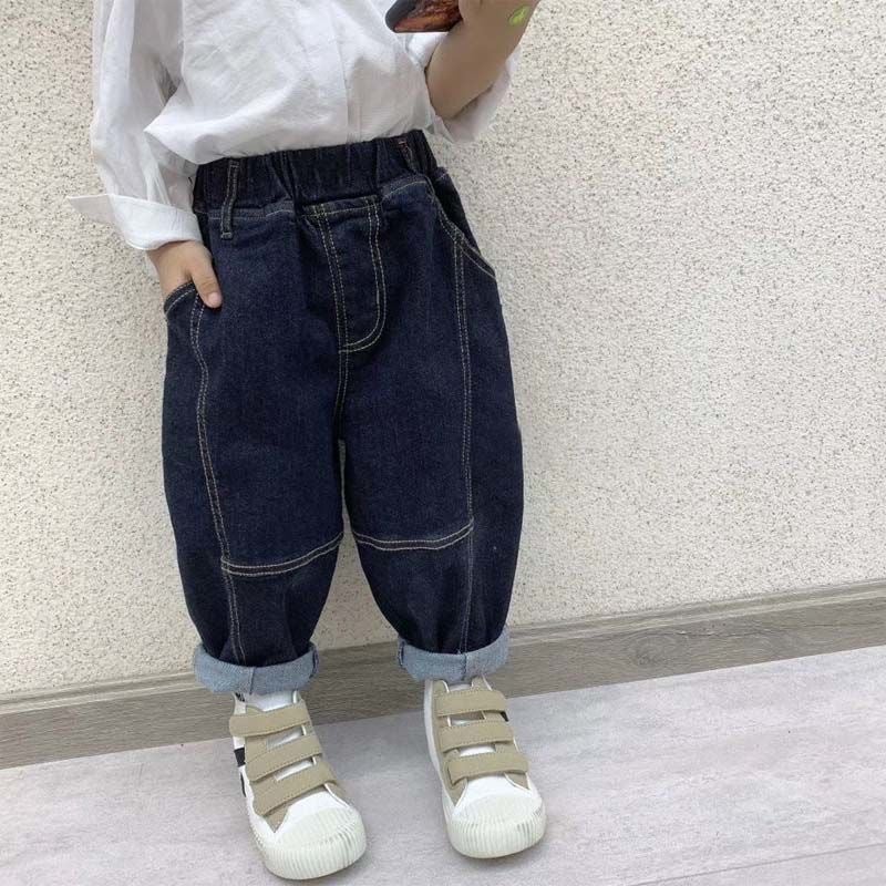 Boys' Jeans 2025 Collection, Loose Korean Style Trendy Casual Long Pants For Toddlers And Young Children - Image 3