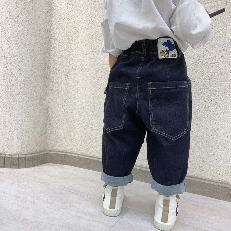 Boys' Jeans 2025 Collection, Loose Korean Style Trendy Casual Long Pants For Toddlers And Young Children - Image 5
