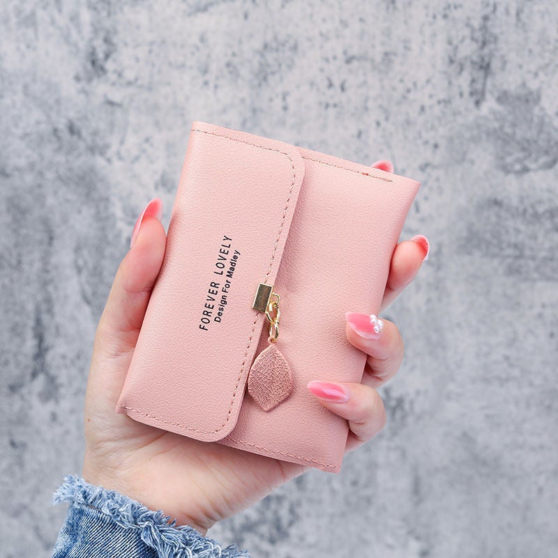 Multifunctional Solid Color PU Leather Wallet, RFID Blocking Design Portable Daily Storage Purse for Cards Cash Coin Business Use - Image 3