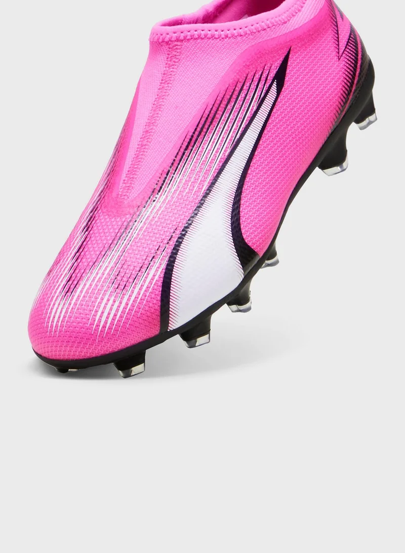 PUMA Kids Ultra Match Laceless FG/AG Football Boots