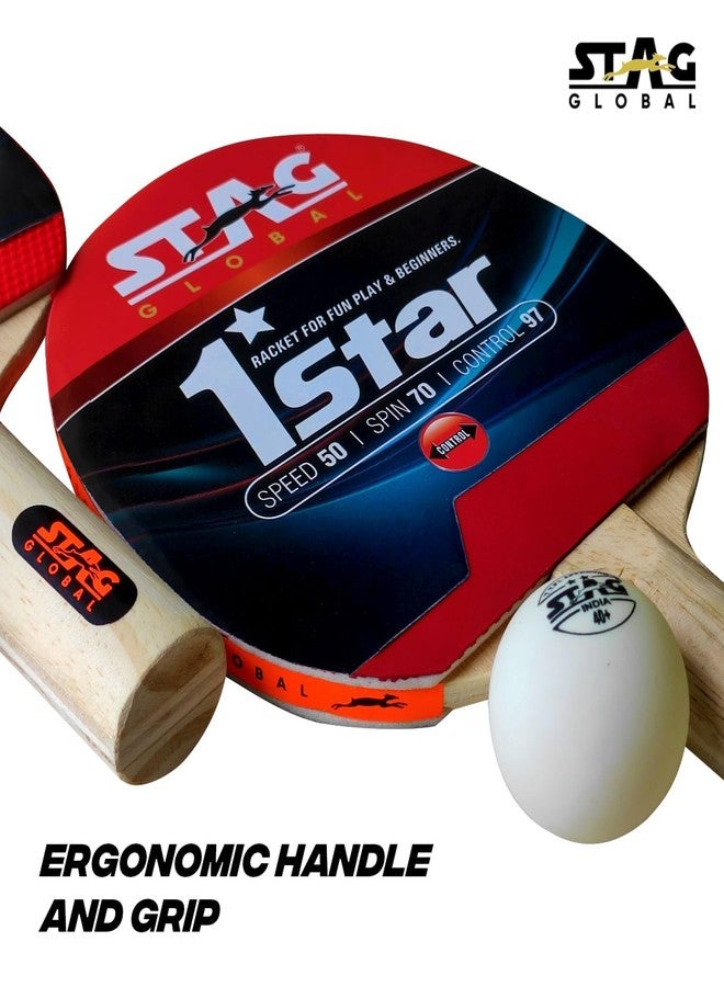 ستاج مضرب تنس طاولة ستاغ غلوبال ذو نجمة واحدة - Image 5