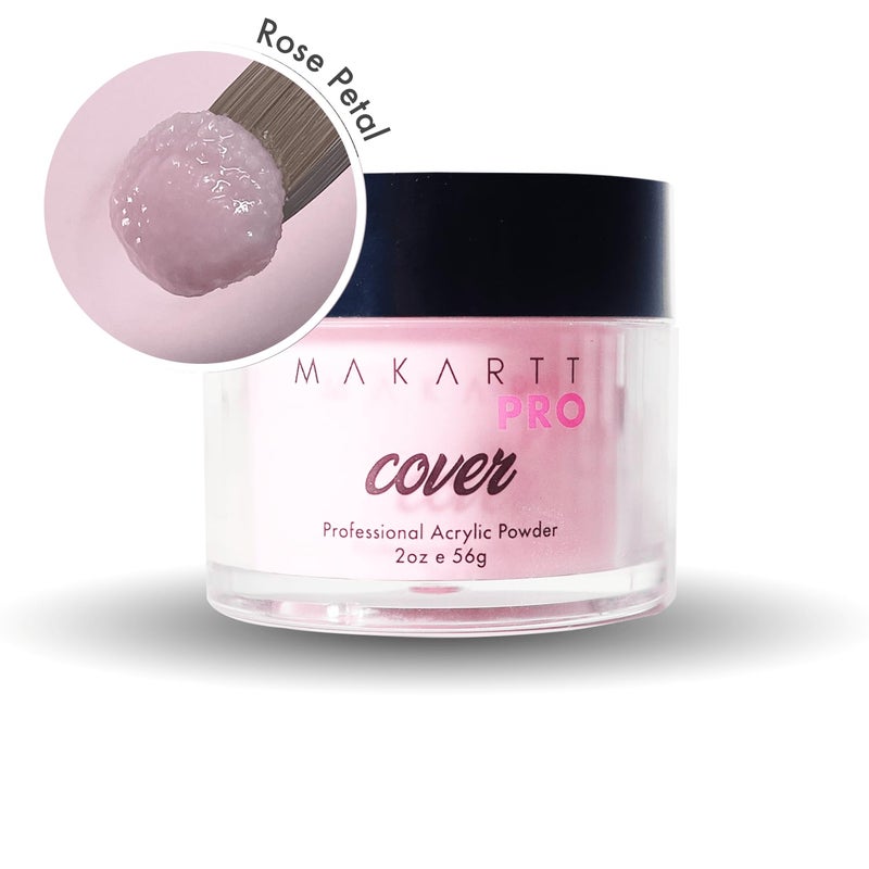 MakarttPro Acrylic Powder â€“ Durable, Long-Lasting, Easy-Apply Formula for Nail Extensions, Overlays, Sculpting & Nail Art â€“ 56g/2oz â€“ Rose Petal, Perfect for Pros and At-Home Use - Image 2