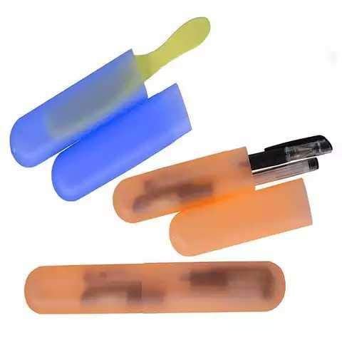 JD PRO 4 Pcs Bathroom Tooth Brush Holder Tube Cap Cover Protect Case Box Toothbrush - Made in India (Cover - Multicolor) - Image 3