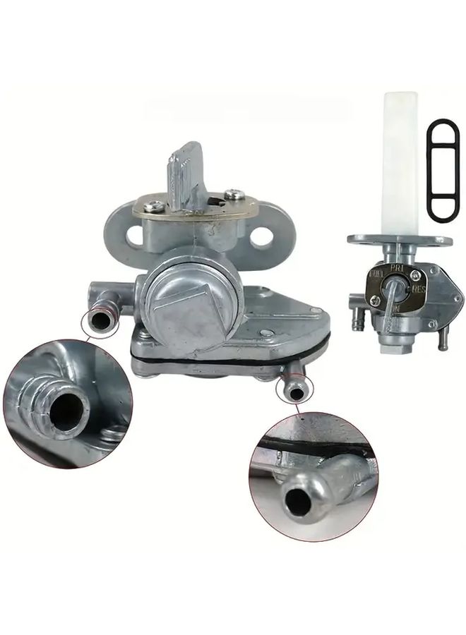 Titanium Motorcycle Fuel Tank Switch Valve Lever Operated Fuel Cut Off Valve Direct OEM Replacement Compatible With Kawasaki KZ650 KZ750 KZ1000 KZ1100 No Battery Required 51023 1260 - Image 4