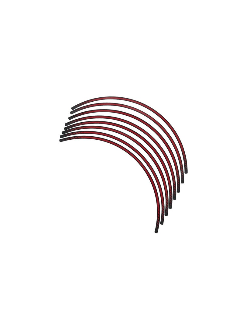 Puig KIT 8 RIM STRIPS PREMIUM C/RED - Image 1