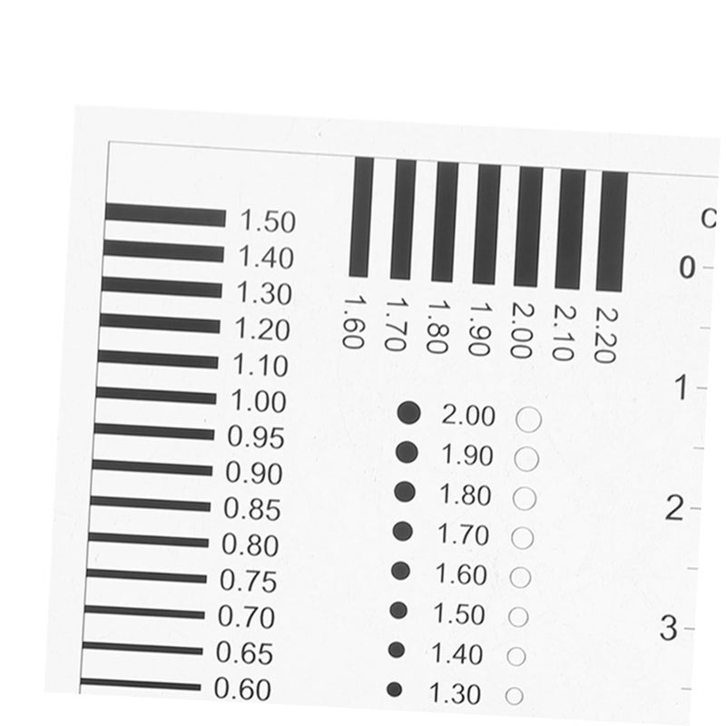 CHILDWEET High Precision Ruler Plastic Measurement Tool For Diameter And Transparency Film Line Defect Analysis - Image 4