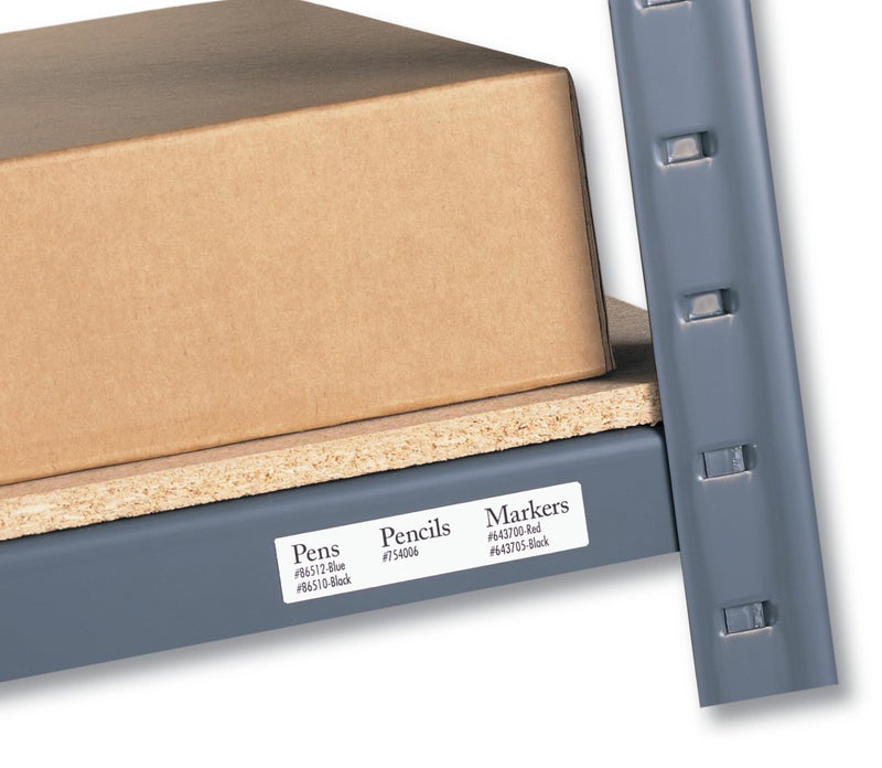 Avery Durable White Cover Up ID Labels for Laser Printers, 0.625" x 3", Pack of 1600 (6577) - Image 4