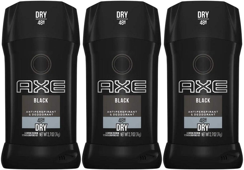 Axe مزيل العرق من أكس بلاك، علبة 2.7 أونصة (عبوة من 3)