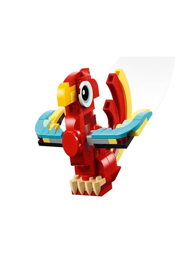 LEGO LEGO - Creator 3 in 1 Red Dragon 149 Pieces - 31145  - Image 4