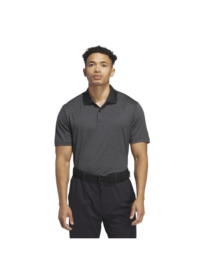 Adidas Adidas Ottoman Polo Black Golf Polo Shirts For Men S  - Image 3