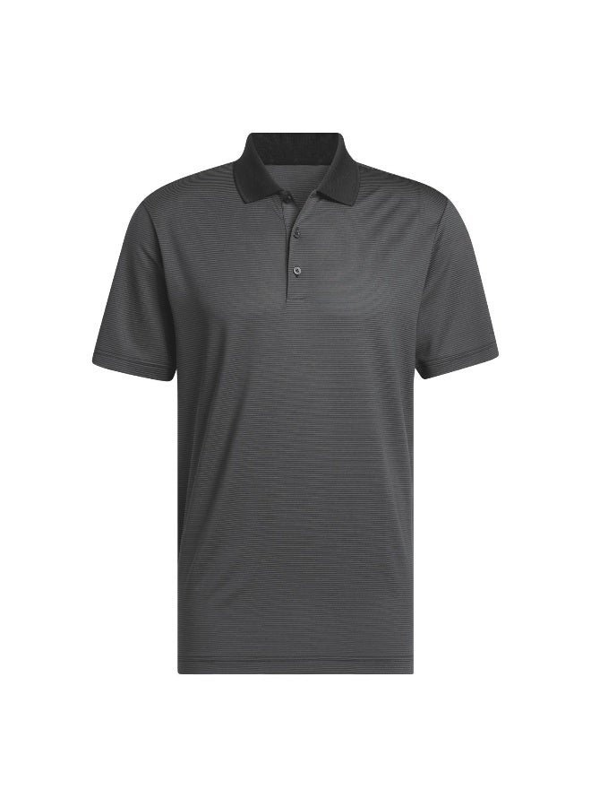 Adidas Adidas Ottoman Polo Black Golf Polo Shirts For Men S  - Image 2