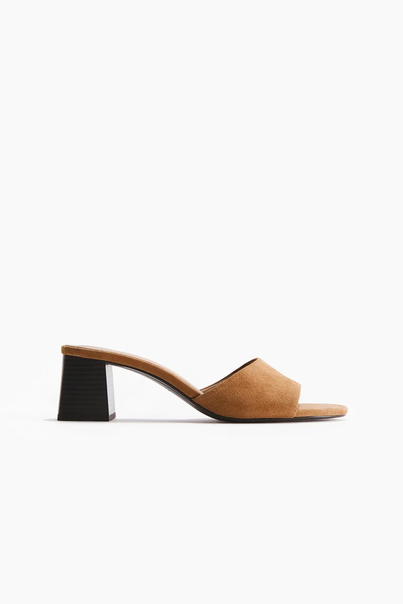 H&M Heeled suede sandals