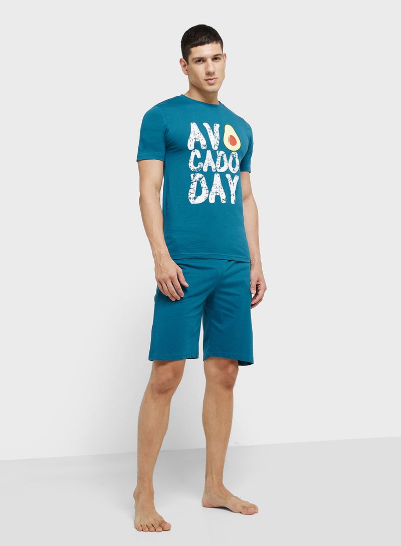 Robert Wood Nightwear Top & Shorts Sets  - Image 5
