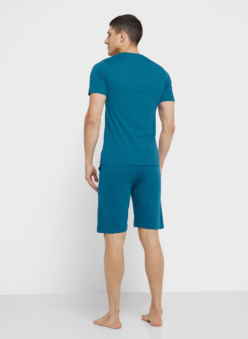 Robert Wood Nightwear Top & Shorts Sets  - Image 2