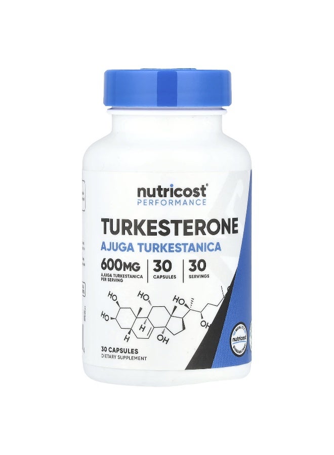 Nutricost, Performance, Turkesterone, 30 Capsules (Packaging may vary) - Image 1