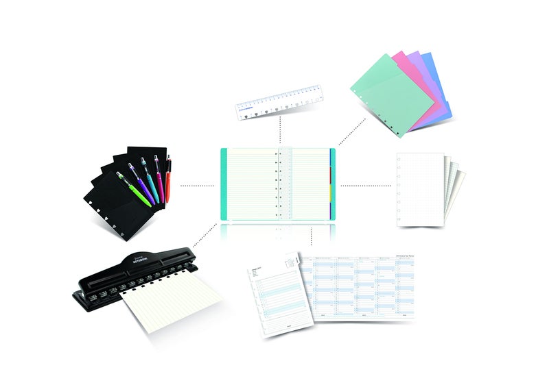 FILOFAX دفتر ملاحظات فيلوفاكس مع إعادة تعبئة مسطرة (B122008U) - Image 4
