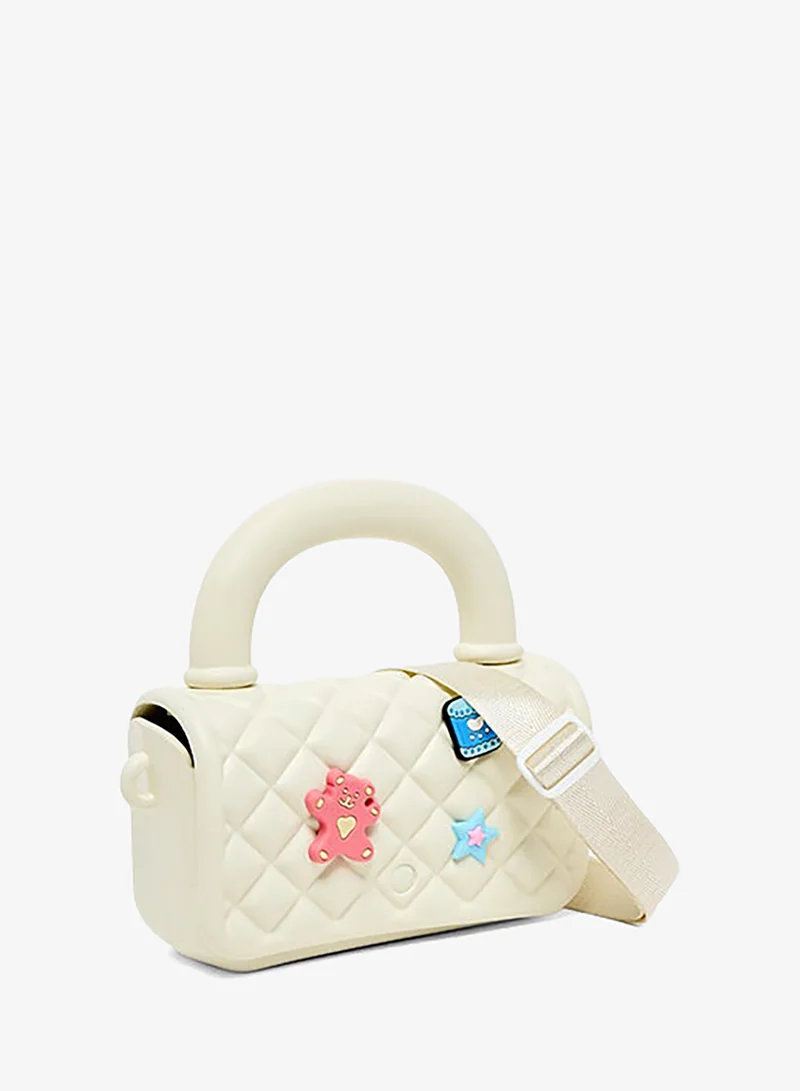 أر أند بي Quilted Top Handle Bag