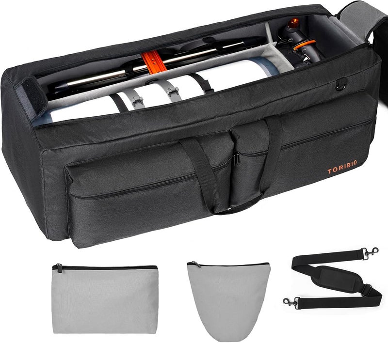 TORIBIO 40“ Telescope Bag, Large Telescope Travel Bag for for Telescope Tube & Tripod,Soft Pad Telescope Carrying Case Compatible with Gskyer ToyerBee Celestron Telescope,Storage for Telescope Accessories - Image 1