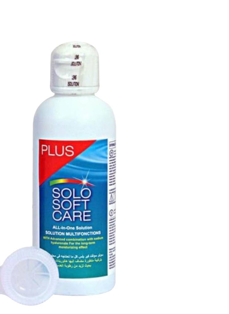 Solo Soft Care Solo Soft Care Plus All in One Solution 150ml  - Image 2