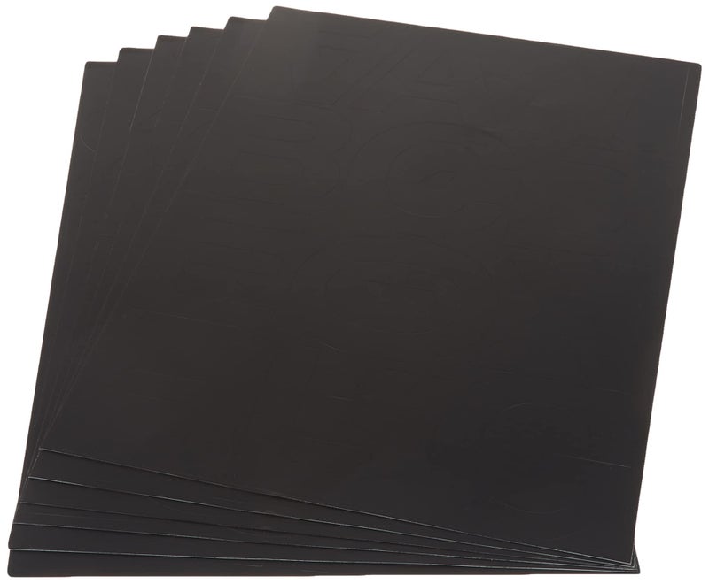 Headline Sign Stick-On Vinyl Letters and Numbers, Black, 3-Inch, Made in USA (31311) - Image 3