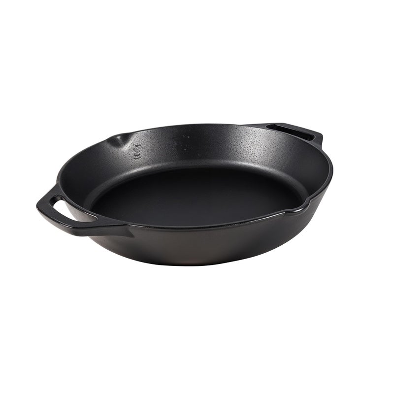 Add2Cart Pre Seasoned Cast Iron Skillet | Fry Pan | Iron Pan | Cast Iron Cookware| Cast Iron Frying Pan with 2 Side Handles | Gas and Induction Compatible, 10inch, Black - Image 3