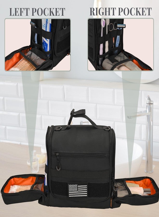 CROTIRAD Tactical Large Travel Carrying Case for Ostomy Colostomy Bag with Shoulder Strap, Hanging Ostomy Supplies Bag with Multiple Pockets, Black - Image 4
