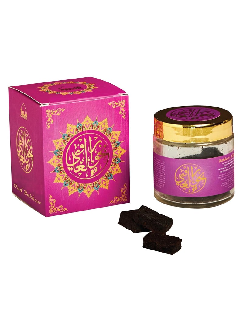 Dukhni Bakhoor Al Ghawi, Yemeni Oud Bakhoor | Arabic Incense | 40 gram jar | Handmade with Traditional Recipe | Deep Exotic Blend | Perfect for Prayer Time | To Relax & Meditate - Image 1