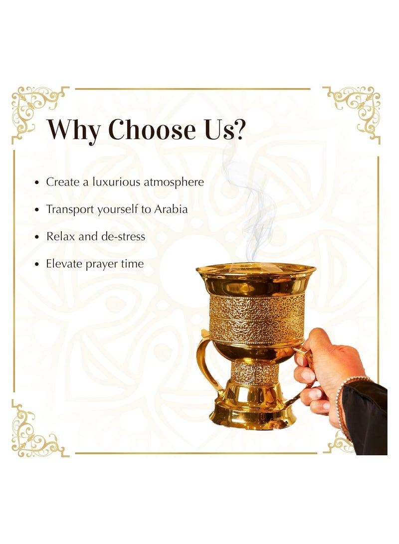 Dukhni Bakhoor Al Ghawi, Yemeni Oud Bakhoor | Arabic Incense | 40 gram jar | Handmade with Traditional Recipe | Deep Exotic Blend | Perfect for Prayer Time | To Relax & Meditate - Image 4