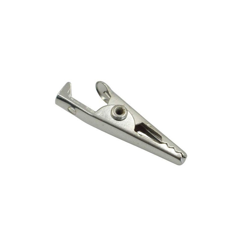 Bnafes 27Mm/1.06"" Alligator Clips Test Crocodile Clamps Silver Tone - (30 Pcs) - Image 2