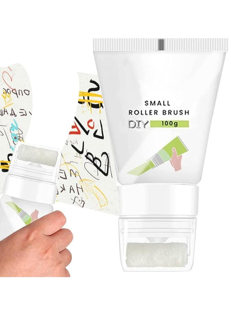 DubaiGallery Small Rolling Brush Wall Latex Paint, Wall Paint Repair Wall Paste, DIY Repair Renovation Removal Wall Prints / Scraper Tool White Wall Plaster Wall Repair Cream Mildew Crack - Image 2