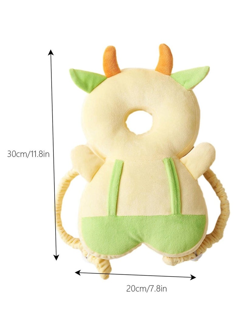 Baby Head Protector Backpack Baby Backpack Head Protection Pillow Toddler Walking Head Protector Baby Head Pillow Prevent Falling Head Protection Cushion Wear Backpack for Toddler Kids - Image 5