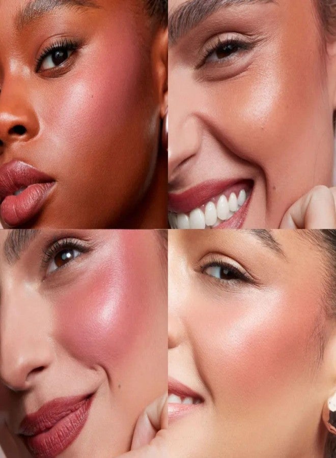 PHOFAY 2 in 1 Blushed Palette Duo Blush Powder Makeup for Cheeks & Eyeshadow,Versatile Blush for Face Powder Natural Cheeks Matte Fresh Finish-Two Tone Pigmented Buildable Pressed Mineral Powder(#06) - Image 3