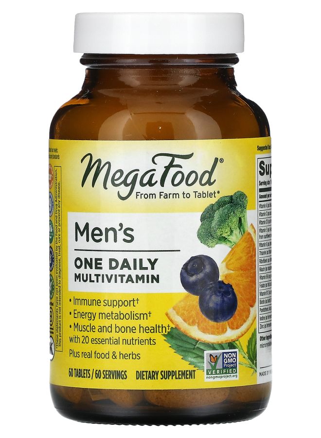 MegaFood Men's One Daily Multivitamin 60 Tablets
