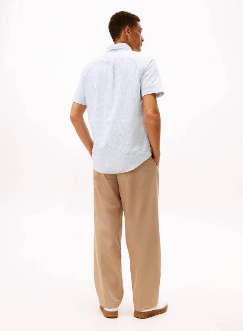 تومي هيلفيغر قميص أكسفورد مخطط هيرتيدج - Image 2