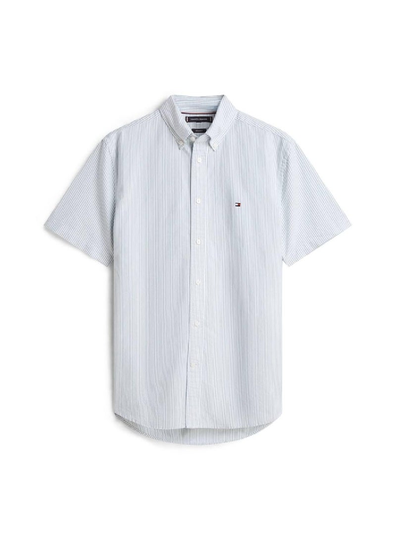 تومي هيلفيغر قميص أكسفورد مخطط هيرتيدج - Image 4