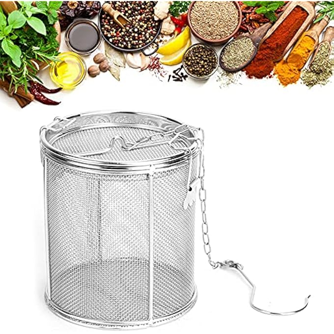 Sorandy Tea Ball Strainer Mesh Tea Strainer Infuser Seasoning Strainer For Cooking Soup Premium Tea Filter With Chain Hook Stainless Steel Strainer For Loose Leaf Tea 12 X - Image 1