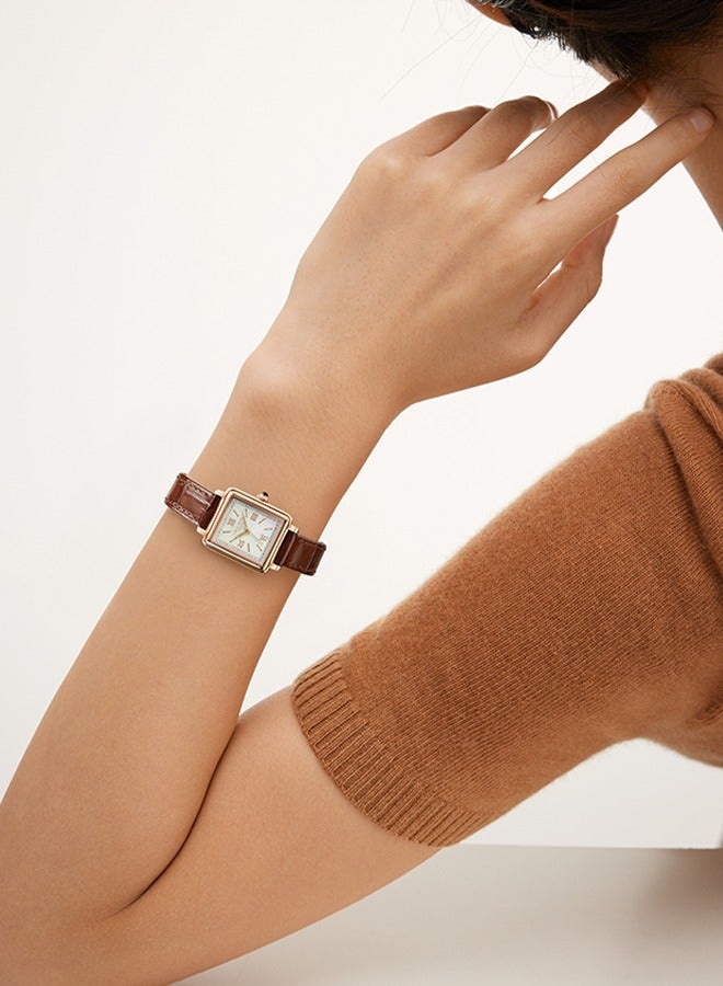 LOLA ROSE ​​Women's Lola Rose Brown Dial Watch - Classic Rose Collection Timepiece with Elegant Brown Dial, Sophisticated Jewelry Watch for Women, Perfect for Daily Wear and Special Occasions​​ - Image 4