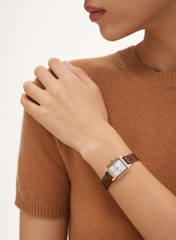 LOLA ROSE ​​Women's Lola Rose Brown Dial Watch - Classic Rose Collection Timepiece with Elegant Brown Dial, Sophisticated Jewelry Watch for Women, Perfect for Daily Wear and Special Occasions​​ - Image 3
