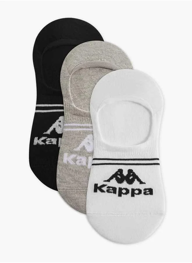 Kappa Set of 3 - Kappa Logo Print Invisible Socks