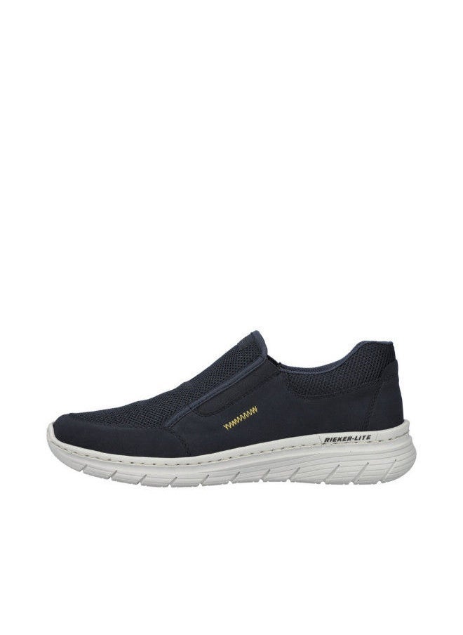 rieker - Rieker Mens Casual Shoes 13155-14 Namur Blue 116-1079 - Image 1