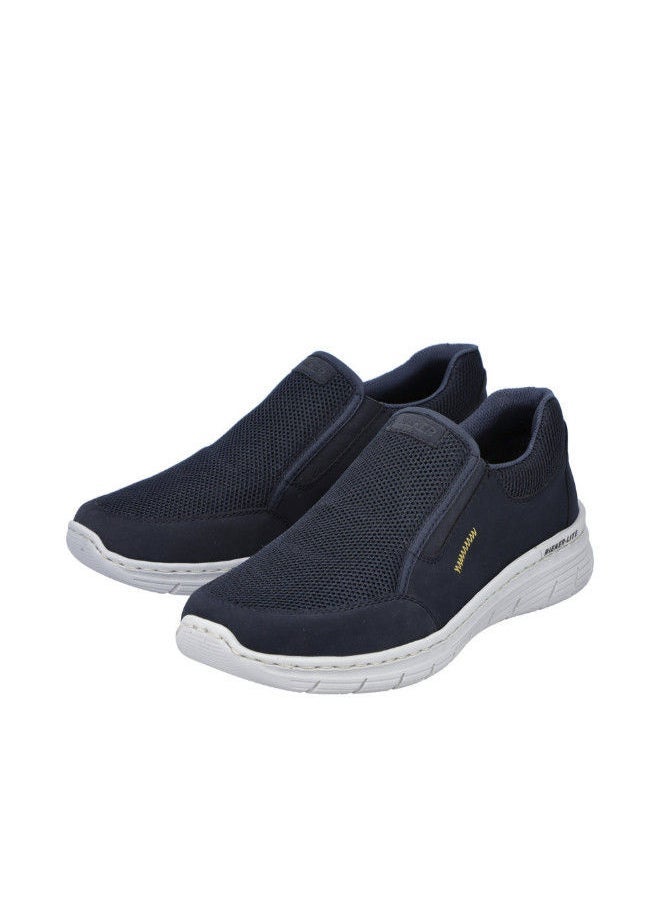 rieker - Rieker Mens Casual Shoes 13155-14 Namur Blue 116-1079 - Image 1