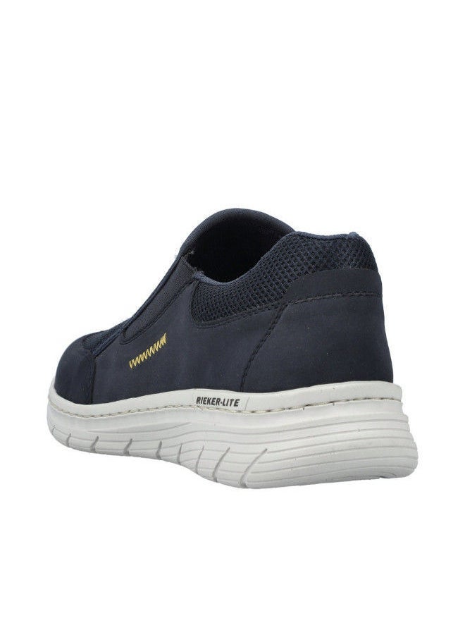rieker - Rieker Mens Casual Shoes 13155-14 Namur Blue 116-1079 - Image 1