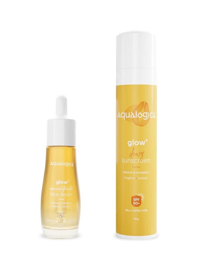 Aqualogica Aqualogica Fun In The Sun Duo Sunscreen (50g) | Face Serum (30ml)  - Image 1