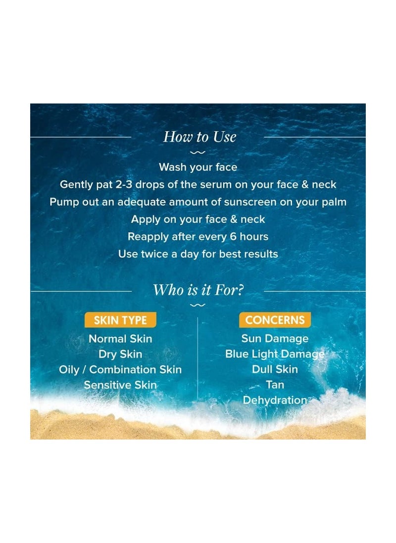 Aqualogica Aqualogica Fun In The Sun Duo Sunscreen (50g) | Face Serum (30ml)  - Image 4