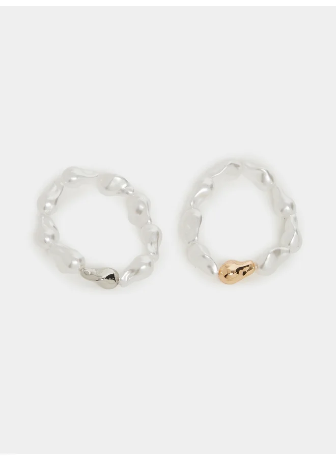 Styli Styli Set of 2 - Faux Pearl Beaded Bracelet