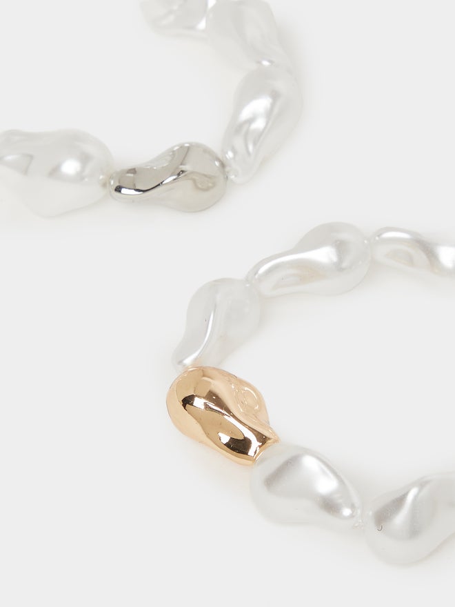 Styli Styli Set of 2 - Faux Pearl Beaded Bracelet  - Image 3