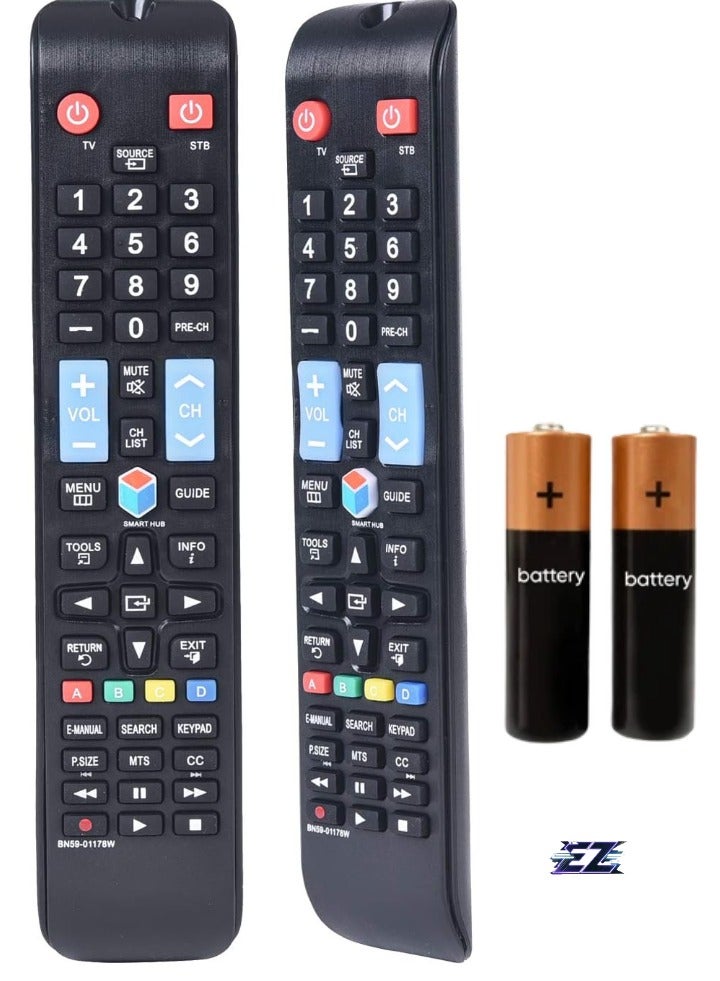 ELTRAZONE Universal Replacement Remote Control for Samsung Smart LED HDTV – Compatible with All Samsung LED, LCD, and UHD Smart TVs – Easy Setup, Full Functionality, and Convenient Control - Image 1