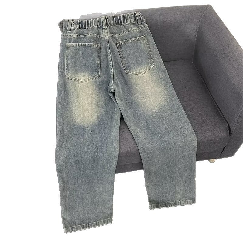 Unisex Casual Daily Denim Jeans - Image 4