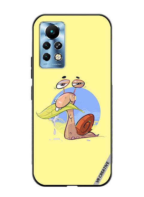 Protective Case Cover For Infinix Note 11 Pro Chill Snail Design Multicolour